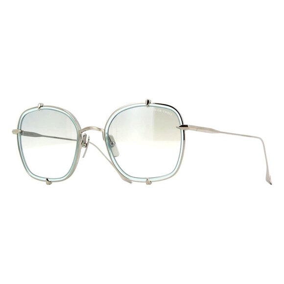 New DITA Talon Three Silver Square DTS 442 01 Sunglasses Women - Picture 1 of 4